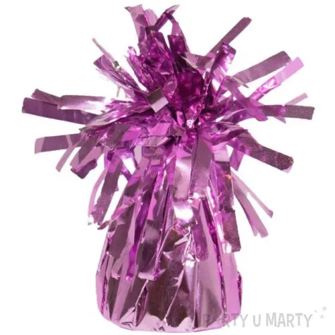 obciaznik do balonow foliowy rozowy folat