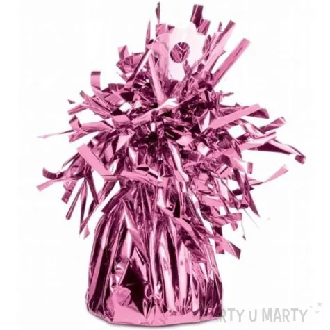 obciaznik do balonow foliowy rozowy qualatex