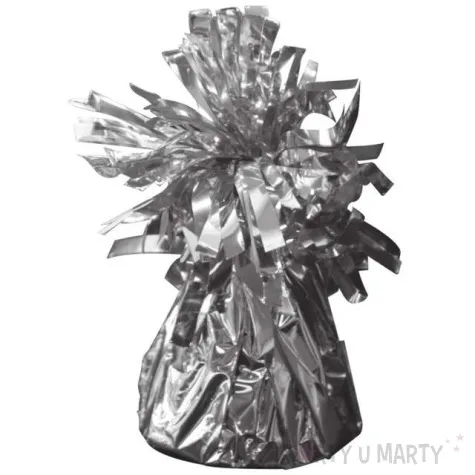 obciaznik do balonow foliowy srebrny folat