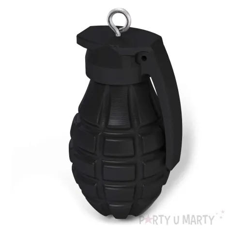 obciaznik do balonow granat z odkrecanym haczykiem czarny