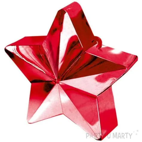 obciaznik do balonow gwiazda czerwona 170 g
