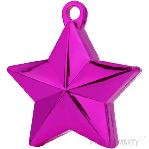 obciaznik do balonow gwiazda fuksja partypal 40 g