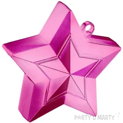 obciaznik do balonow gwiazda rozowy 150 g