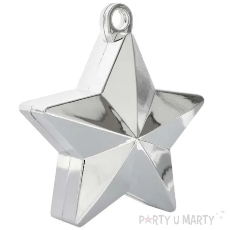 obciaznik do balonow gwiazda srebrny godan 170 g