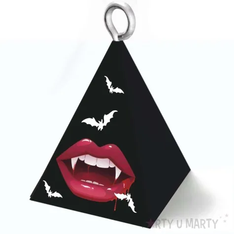obciaznik do balonow halloween usta wampirki czarny 65 g