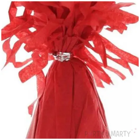 obciaznik do balonow papierowy czerwony godan 145g