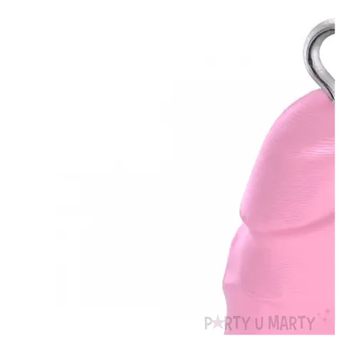 obciaznik do balonow penisek rozowy jasny 120g