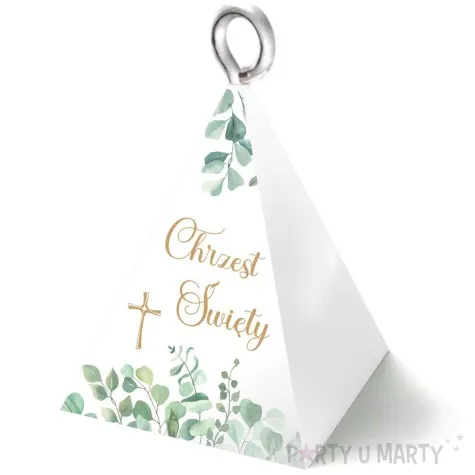 obciaznik do balonow piramidka chrzest eukaliptus beauty 65 g