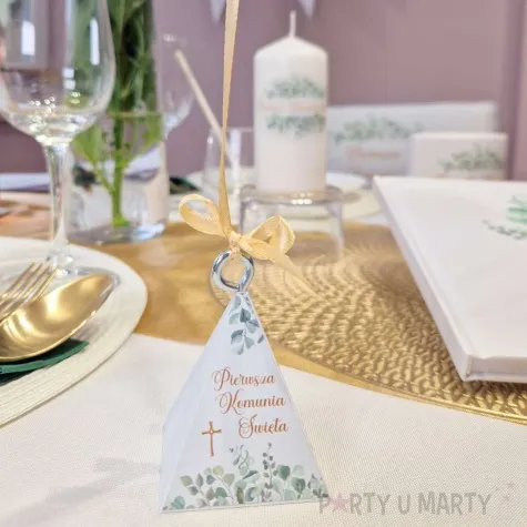 obciaznik do balonow piramidka komunia eukaliptus 65 g