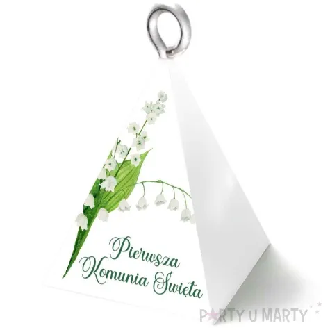 obciaznik do balonow piramidka komunia konwalie 65 g
