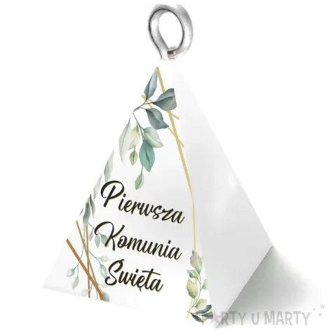 obciaznik do balonow piramidka komunia mietowa geometria 65 g