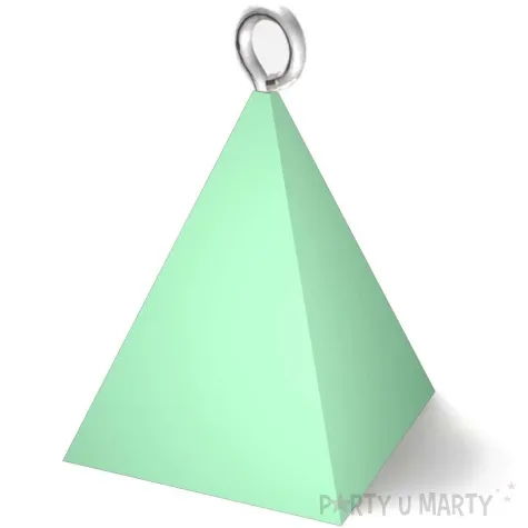 obciaznik do balonow piramidka pastel mietowy 65g