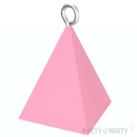obciaznik do balonow piramidka rozowy jasny 65g