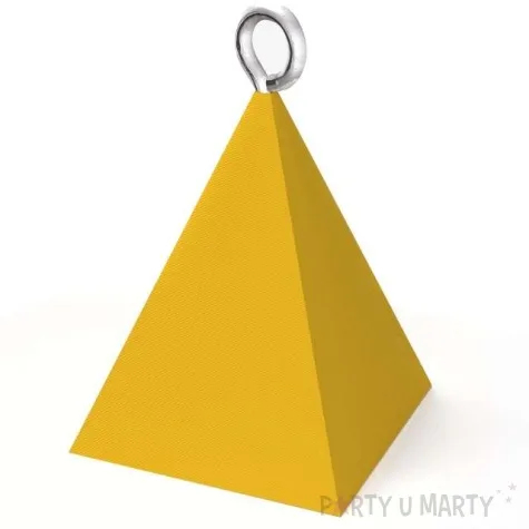 obciaznik do balonow piramidka zolty 65g