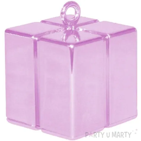 obciaznik do balonow prezent rozowy jasny qualatex 117 g