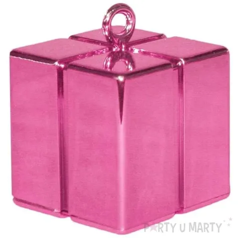 obciaznik do balonow prezent rozowy qualatex 117 g