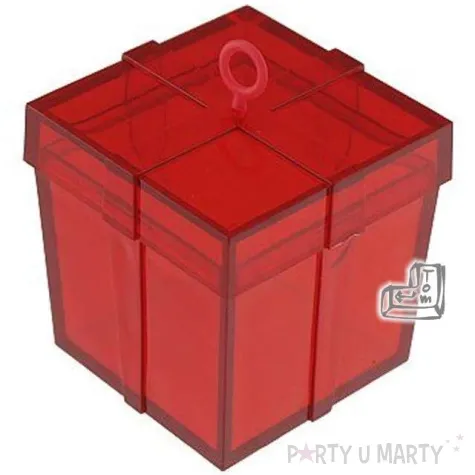 obciaznik do balonow pudeleczko czerwone