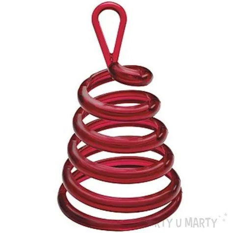 obciaznik do balonow sprezyna czerwony