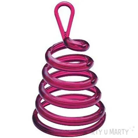 obciaznik do balonow sprezyna rozowy