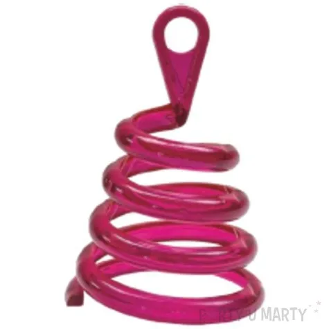 obciaznik do balonow sprezyna rozowy belbal