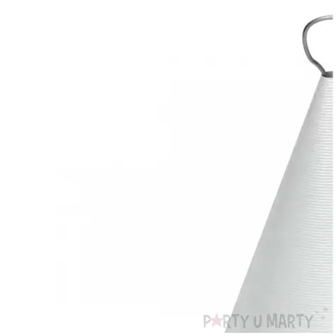 obciaznik do balonow stozek bialy 90 g