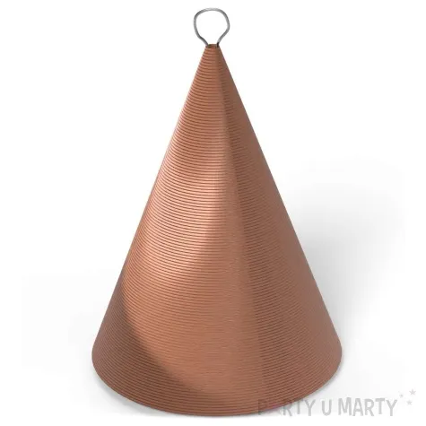 obciaznik do balonow stozek miedziany 90 g