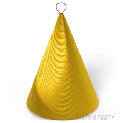 obciaznik do balonow stozek zloty 90 g