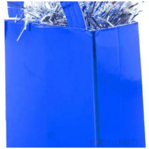 obciaznik do balonow torebka niebieski funny fashion 200g