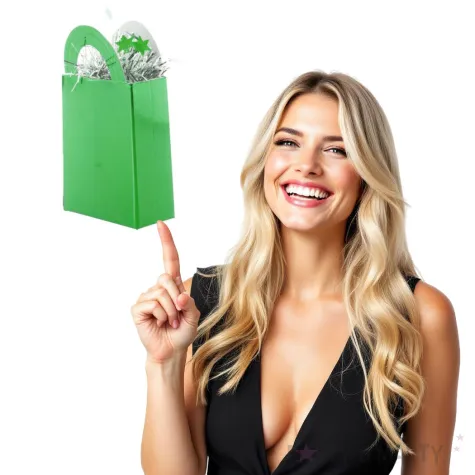 obciaznik do balonow torebka zielony funny fashion 100g