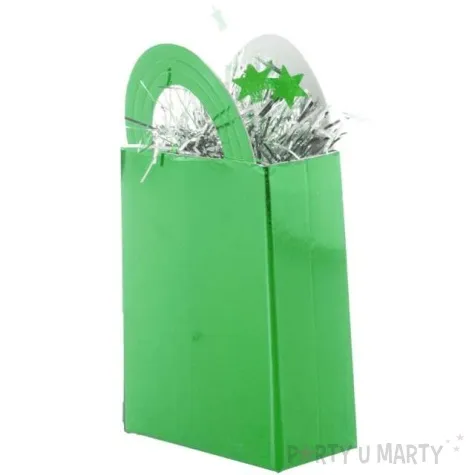 obciaznik do balonow torebka zielony funny fashion 100g