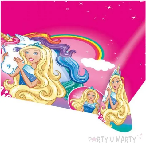 obrus foliowy barbie dreamtopia amscan 180x120 cm