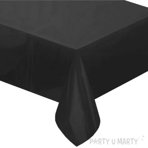 obrus foliowy classic beauty and charm czarny godan 137x183 cm