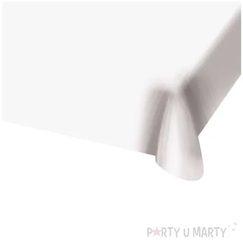 obrus foliowy classic bialy folat 180 x 130 cm