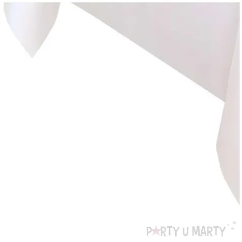 obrus foliowy classic bialy unique 274x137 cm