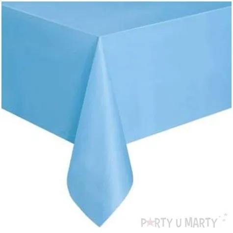 obrus foliowy classic blekitny unique 137x274 cm