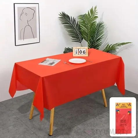 obrus foliowy classic czerwony primot 274x137 cm