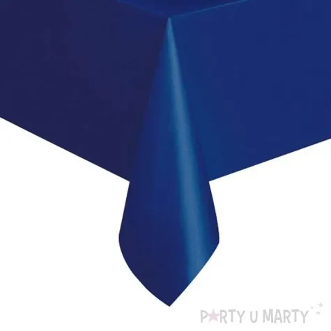 obrus foliowy classic granatowy unique 274 x 137 cm