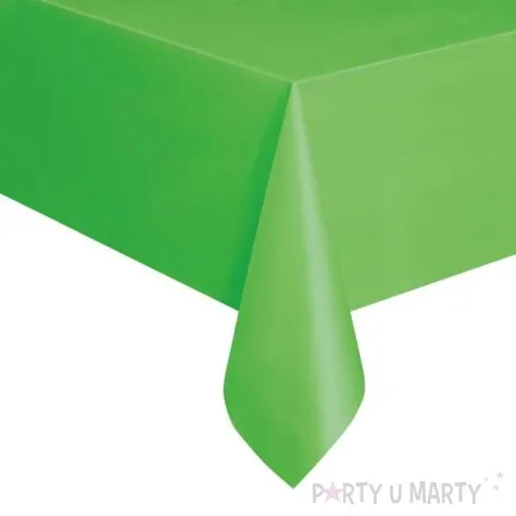 obrus foliowy classic limonkowy unique 275x137 cm