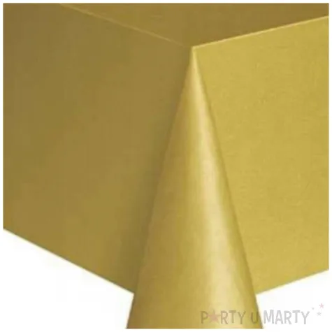 obrus foliowy classic lite zloty partypal 137 x 274 cm