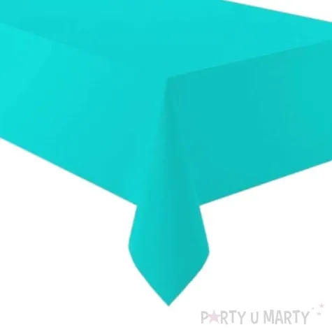 obrus foliowy classic turkusowy primot 274x137 cm