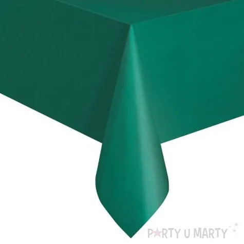 obrus foliowy classic zielony ciemny unique 275x137 cm