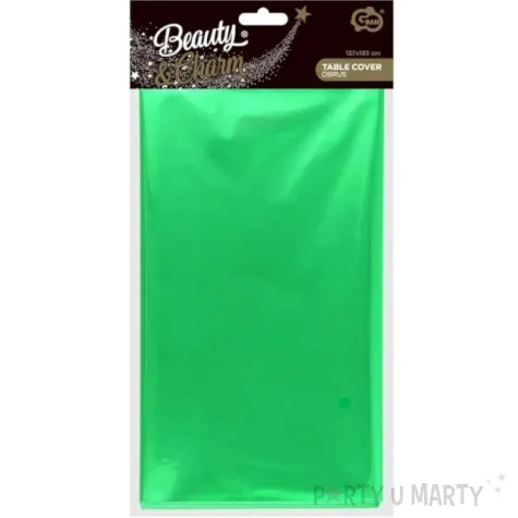 obrus foliowy classic zielony metalik godan 183 x 137 cm