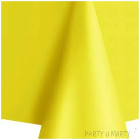 obrus foliowy classic zolty partypal 274x137 cm