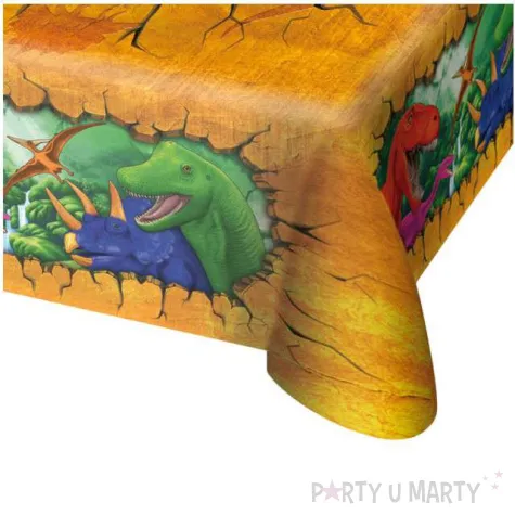 obrus foliowy dinozaury folat 130 x 80 cm