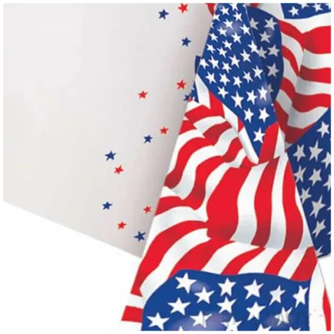 obrus foliowy flaga usa unique 137 x 213 cm