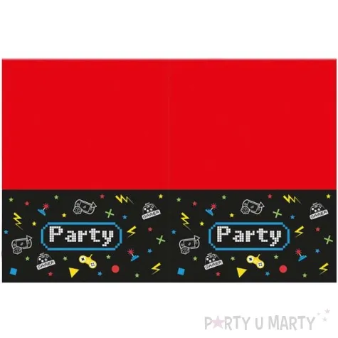 obrus foliowy gaming party procos 180x120 cm