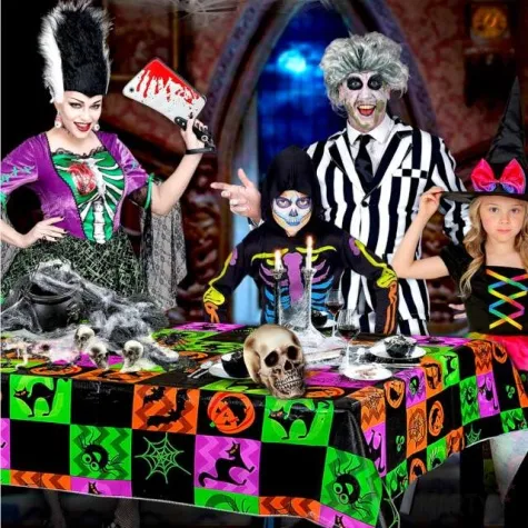 obrus foliowy halloween widmann 132 x 178cm