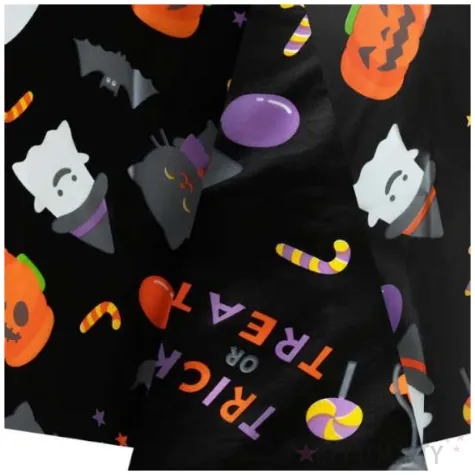 obrus foliowy happy halloween czarny partypal 274 x 137 cm