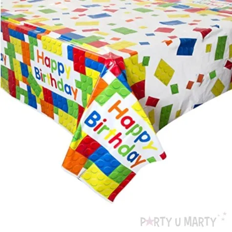 obrus foliowy klocki unique 137 x 213 cm