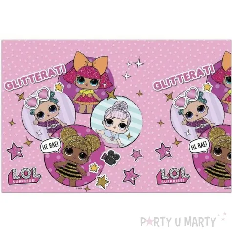 obrus foliowy lol surprise procos 180x120 cm